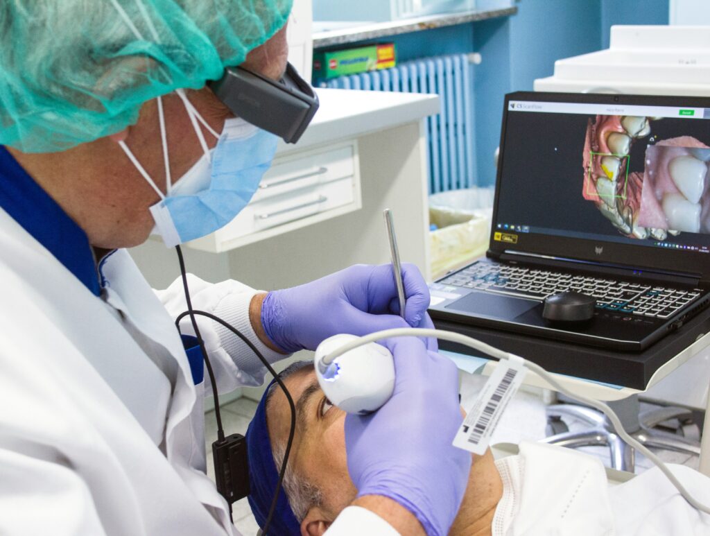 Digital dashboard from Nerovet AI Dental Company displaying AI-assisted dental diagnostics, patient records, and treatment recommendations.
