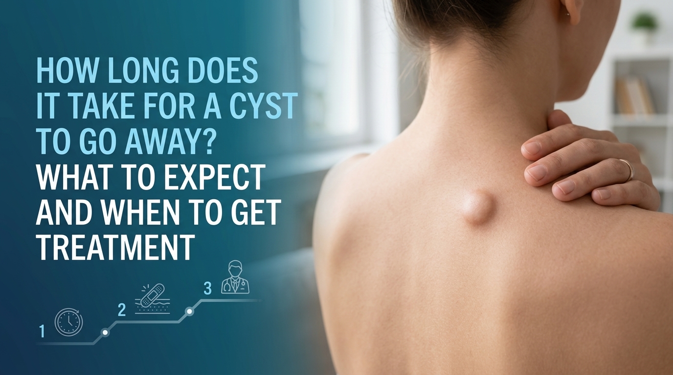How Long Does It Take for a Cyst to Go Away? What to Expect and When to Get Treatment