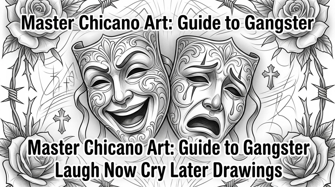 Master Chicano Art: Guide to Gangster Laugh Now Cry Later Drawings