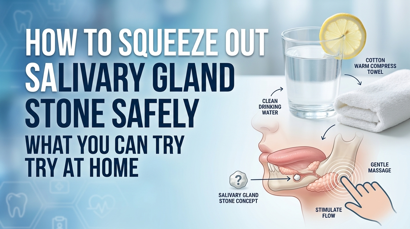 How to Squeeze Out Salivary Gland Stone Safely What You Can Try at Home
